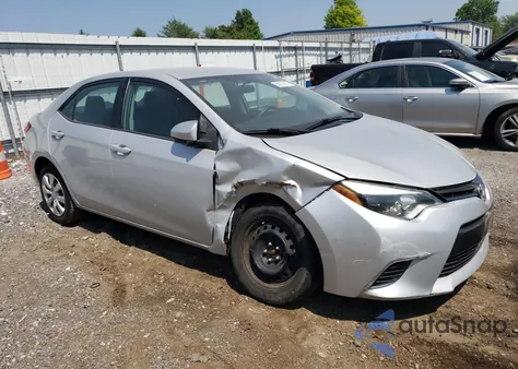 2016 Toyota Corolla L from USA, damaged, VIN 2T1BURHE2GC692361